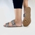 Sandália Estilo Chinelo de Couro Trançaado - Via Curtume
