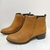Bota Ankle Boot em Couro