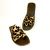 Sandália Estilo Chinelo em Couro Pelo Onça - comprar online
