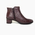 Bota Ankle Boot Casual em Couro