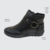 Bota Flat em Couro Design Casual - comprar online