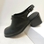 Sapato Slingback em Couro Natural