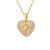 ENGRAVED HEART NECKLACE