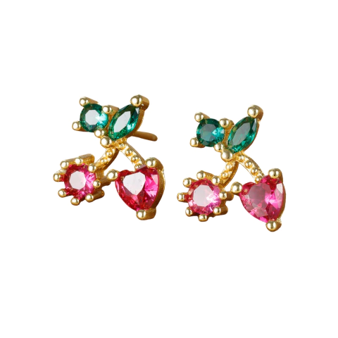 ARETES MINI CEREZA