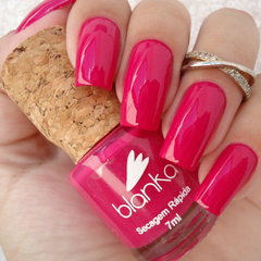 KIT ESMALTES BLANKA - ROSA 10 CORES + BRINDE 1 Pulseira (Cor aleatória) - Blanka Cosmeticos