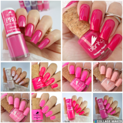 KIT ESMALTES BLANKA - ROSA 10 CORES + BRINDE 1 Pulseira (Cor aleatória) - comprar online