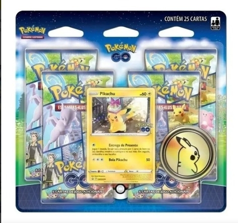Blister Quádruplo - Pokémon GO - Pikachu