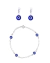 Kit Brinco + Pulseira Olho Grego Proteção - comprar online