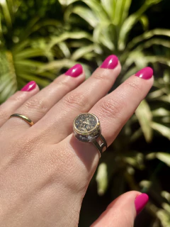 Anel Prosperidade Pirita Regulável Orgonite - comprar online