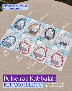 Kit 08 Pulseiras Kabbalah Variadas - comprar online