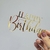 Aplique Para Bolo - Happy Birthday (Modelo 03)