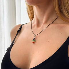 Dije 7 Chakras + Plata