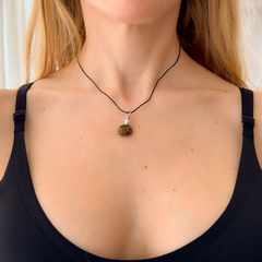 Dije Ojo de Tigre + Plata - comprar online
