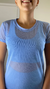 Baby Look Eva em Tule Azul Bebê - LA Moda Fitness