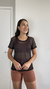 Baby Look Eva em Tule Preto - comprar online
