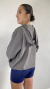 Blusa Corta-vento Sara Cinza - LA Moda Fitness