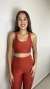 Conjunto Top e Calça Micro Canelado Telha - loja online