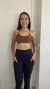 Top Micro Canelado Laura Marrom - comprar online