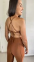 Top Micro Canelado Laura Marrom - loja online