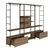Conjunto De 3 Estantes Guarda Roupa P/ Closet 4 Gavetas E 1 Mesa Lateral - comprar online