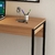 Mesa para Escritório Amêndoa/Preto - comprar online