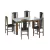 Conjunto Mesa com Cristaleira 009 - comprar online