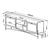 Rack 2 Portas 183Cm Palhinha Pé Metal Oslo - Utilidades Prolar
