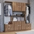 Guarda Roupas Casal 4 Portas, 4 Gavetas E 2 Cabideiros Closet Montana