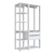 Guarda Roupa Closet 2 Peças com 1 Cabideiros 2 Gavetas e 6 Nichos Easy Prodecor na internet