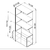 Estante Industrial 2 portas SW017 Preto na internet
