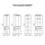 Guarda Roupa Closet 4 Peças com 2 Cabideiros 6 Gavetas e 11 Nichos Easy - Utilidades Prolar