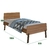Cama Solteiro 90 Orlando Nogal na internet