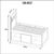 Cama Solteiro Com Nichos e Baú CM8037 Branco Tecnomobili - Utilidades Prolar