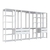 Guarda Roupa Closet 6 Peças com 3 Cabideiros 6 Gavetas e 16 Nichos Easy na internet