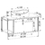 Gabinete Suspenso para Banheiro 80cm P1019 Mel com Cuba Berlin Preta - comprar online