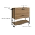 Gabinete para Panheiro 80cm P1028 Mel sem Cuba - loja online