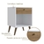 Mesa de Cabeceira com uma Gaveta 40cm - loja online