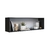 Nicho Parede Horizontal Organizador Multiuso Funcionale Preto - comprar online