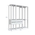 Guarda Roupa Closet 3 Peças com 3 Cabideiros 4 Gavetas e 2 Nichos Easy na internet