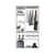 Guarda Roupa Closet 2 Peças com 1 Cabideiros 2 Gavetas e 6 Nichos Easy Prodecor - comprar online