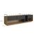 Rack para Tv até 65 Polegadas com 3 Gavetas e 1 Nicho com Iluminação em Led RGB RA8001 Mel / Grafite - Utilidades Prolar