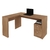 Mesa para Escritório com 2 gavetas Amêndoa - comprar online