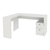Mesa para Escritório com 2 gavetas Branco - Utilidades Prolar