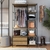 Guarda-Roupa Closet Industrial P1025 Mel - comprar online