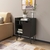Aparador Balcão Mesa para Café/Bar Multifuncional Preto AP2310 Tecnomobili