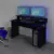 Mesa Gamer Preto/Azul - comprar online