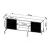 Rack 2 Portas 180Cm York Para Tv Até 70 Polegadas - Utilidades Prolar