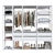 Guarda Roupa Closet 4 Peças com 2 Cabideiros 6 Gavetas e 11 Nichos Easy - comprar online
