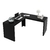 Mesa para Escritório Angular Preto - comprar online