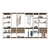 Guarda Roupa Closet 6 Peças com 3 Cabideiros 6 Gavetas e 16 Nichos Easy - comprar online